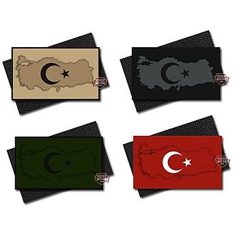 Kumaş Baskı Türkiye Haritası Armaları
