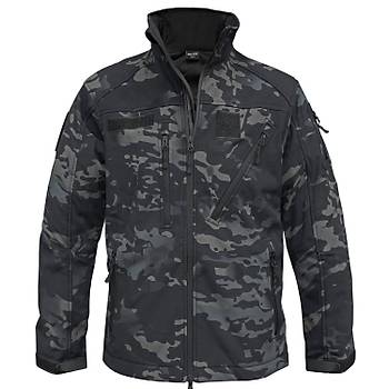 US SOFTSHELL BLACK MULTICAM