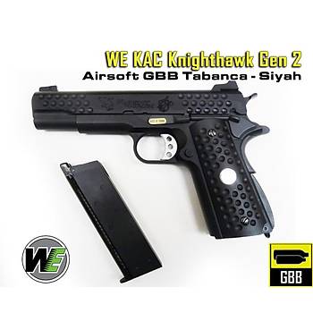 WE 1911 KAC KnightHawk Siyah FULL METAL Airsoft Tabanca