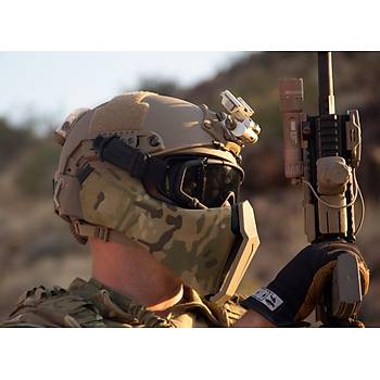 Us Balistik Mandible Kurşun Geçirmez Kask Çene Koruyucu