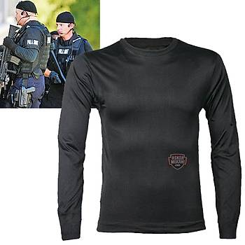 ARMY UNDERWEAR UZUN KOLLU SYAH TSHRT