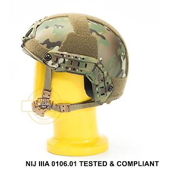 US ISO certified NIJ level IIIA 3A Fast Helmet Multi Camo