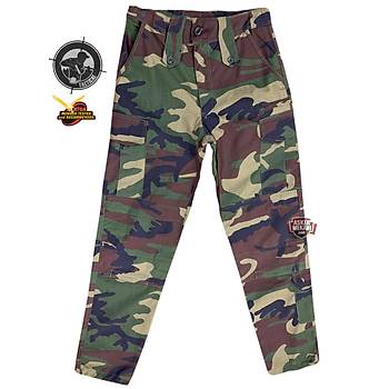Operasyon Taktik Arazi Pantolonu Woodland Camo