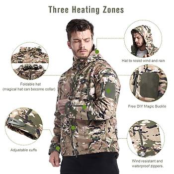 Taktik Teknik Is�tmal� Softshell Ceket Multicamo