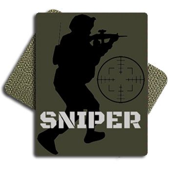 Sniper Tactic Metal Patch