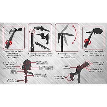 MULTITOOLS TAKTİK ÇOK AMAÇLI SET