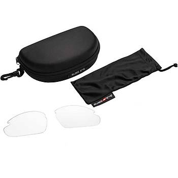 SWISS EYE RAPTOR BALLISTIC GLASSES BLACK FRAME