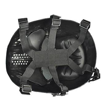 Tactical Full Skull Maske Siyah