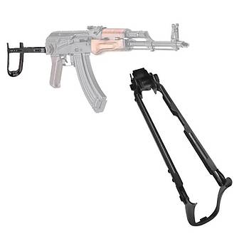 Kalanikof AK47  FULL Metal  Alt Tarafa Katlanan Seyyar Dipik