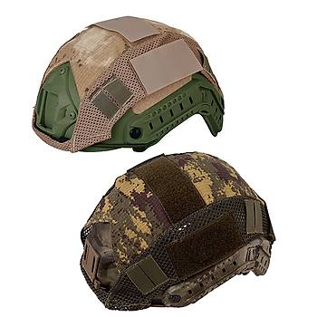 Fast Helmet Kamuflaj Kask Klflar