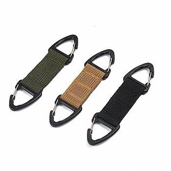 Molle keychain hooks