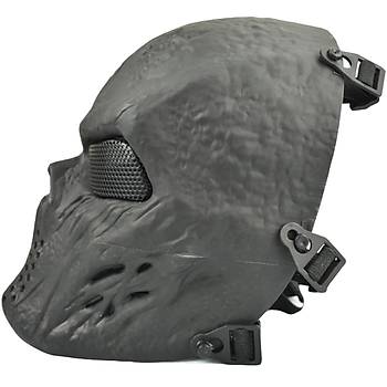 Tactical Full Skull Maske Siyah