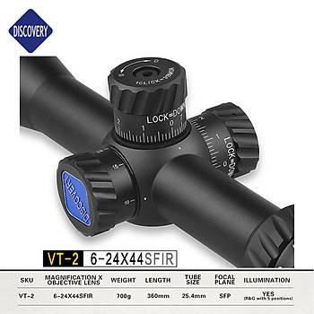 Discovery VT-2 6-24X44SFIR LR SFP IR-MIL
