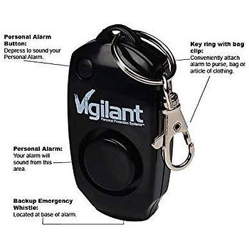 Vigilant 130dB Kişisel Güvenlik Alarmı