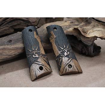 Colt & All 1911's Handgun Walnut Grips