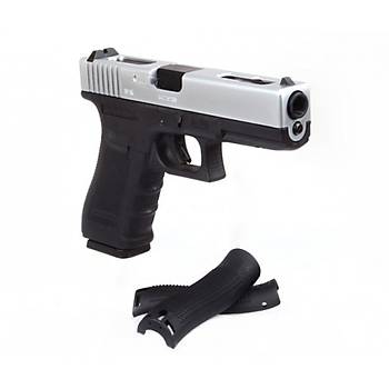 WE GLOCK G18C Gen4 Silver Airsoft Tabanca