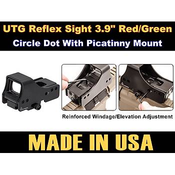 Swat Operasyon Reflex Sight 3.9" Red/Green