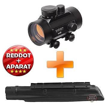 Tactical Strike Red Dot sight 40mm+ AK 47 APARAT SETİ