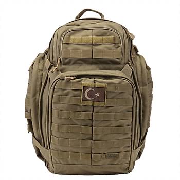 Cordura Kumaş Baskı Coyote Türk Bayrağı Peç