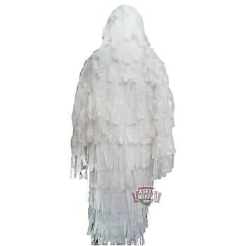 Keskin nianc elbisesi Kar Beyaz GHILLIE Suit