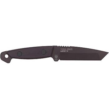 Turq Gear Wolf Tanto Cubic G10 Black Sleipner Graphite Black