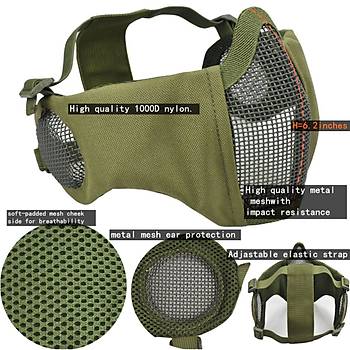 US MICH 2000 TAKTİK KASK 3 LÜ SET YEŞİL