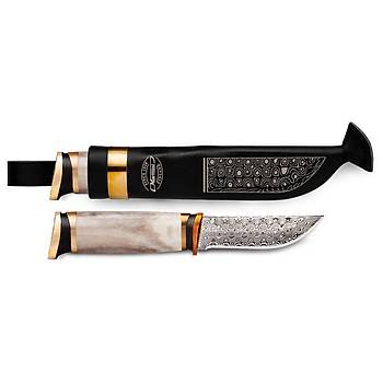 MARTTIINI MOOSE ANTLER DAMASCUS