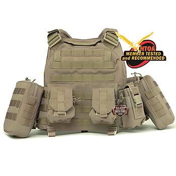 Combat Professional Tactical Vest Coyote