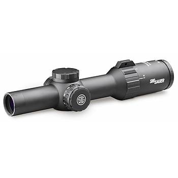 Sig Sauer TANGO4 SCOPE, 1-4X24MM, 30MM, FFP, 556-762 HORSESHOE ILLUM RETICLE, 0.5 MOA ADJ, BLACK