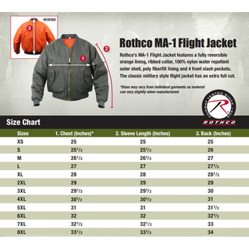 Rothco MA-1 Coyote Brown Uu Ceketi