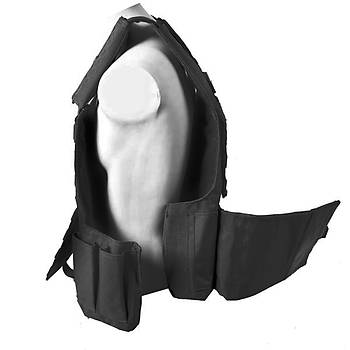 MODULAR PADDED VEST BLACK PLAKA TAŞIYICI