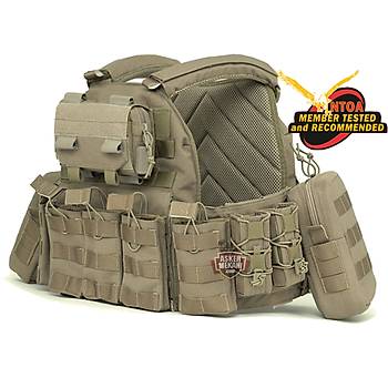 Combat Professional Tactical Vest Coyote