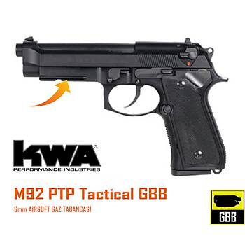 KWA M9 PTP TACTICAL RAIL GBB AIRSOFT TABANCA