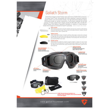 Goliath Storm Taktik Balistik G�zl�k