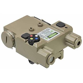 Ncstar VLG4NVQRT Vism Green Laser & 4 Color NAV LED Light