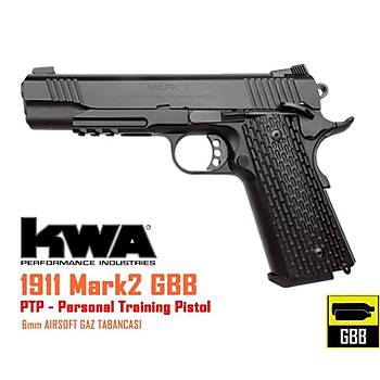 KWA 1911 MARK II PTP TACTICAL RAIL AIRSOFT TABANCA