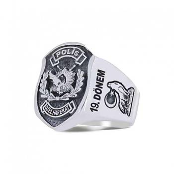 Polis zel Harekat Uluyan Kurt Silver 925