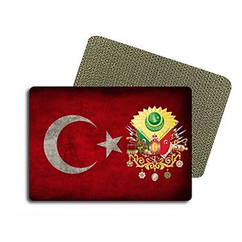 Osmanlı Türk Bayrağı Metal Patch