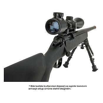JG VSR-10 / BAR-10 Metal Tetik Sistemli Yaylý Airsoft Bolt Action Sniper Tüfek - 450FPS Siyah