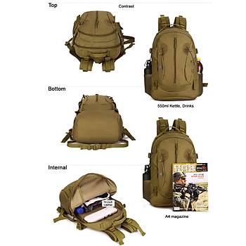 Us Tactical 40 LT Bag Coyote