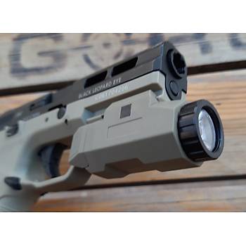 Taktik Kompakt APL Silah Feneri  AR 15, AK 47 74 Glock 17 19 18C
