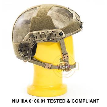 US ISO certified NIJ level IIIA 3A Fast Helmet ATAC Camo