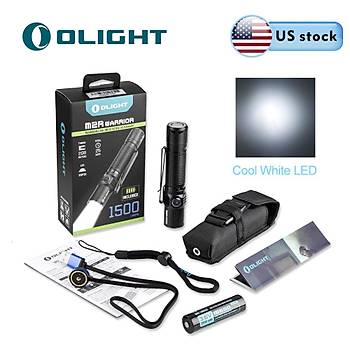 M2R Savaşçı Şarj Edilebilir CREE XHP35 CW 1500 Lümen LED El Feneri