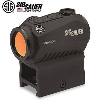 Sig Sauer ROMEO5 COMPACT RED DOT SIGHT, 1X20MM, 2 MOA RED DOT, 0.5 MOA ADJ, M1913, BLACK