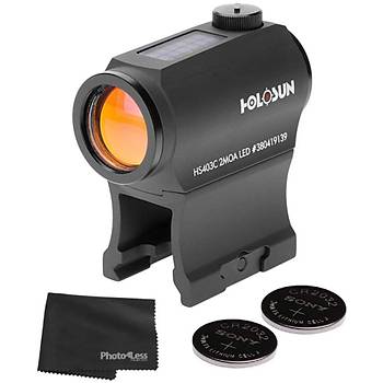 HOLOSUN Solar Power Micro 2 MOA Red Dot Sight