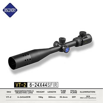 Discovery VT-2 6-24X44SFIR LR SFP IR-MIL