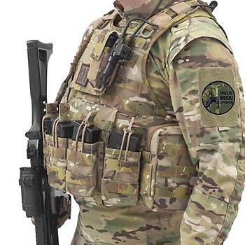 Cordura Kumaş Baskı Hulk Moral Peçi