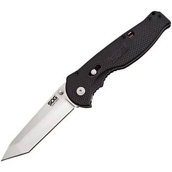 Us SOG FSA-8 Flash 2 Satin Plain Blade Çakı