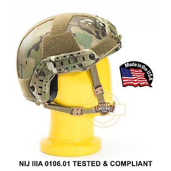 US ISO certified NIJ level IIIA 3A Fast Helmet Multi Camo