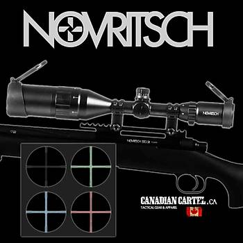 NOVRITSCH 3x-9x 50mm 3 Renkli Aydnlatmal Taktik Drbn